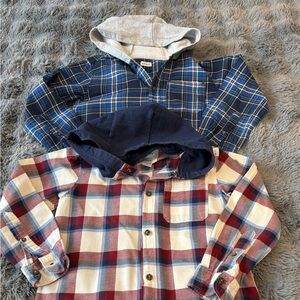 Carter’s Hooded Flannel Shirt Bundle